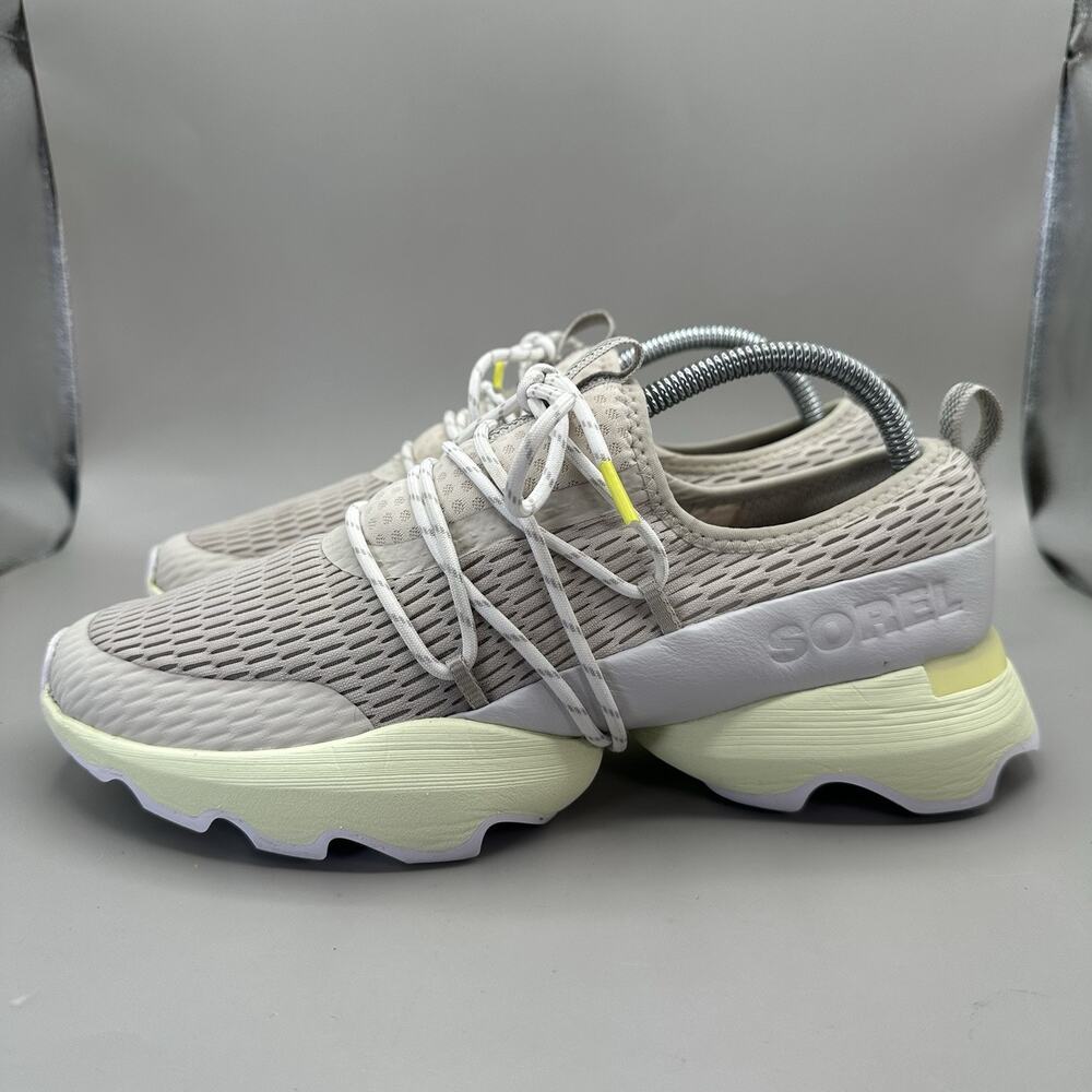 Sorel Kinetic Impact Lace Sneakers Dark Stone Moonstone Womens Size US 10 - Picture 2 of 9